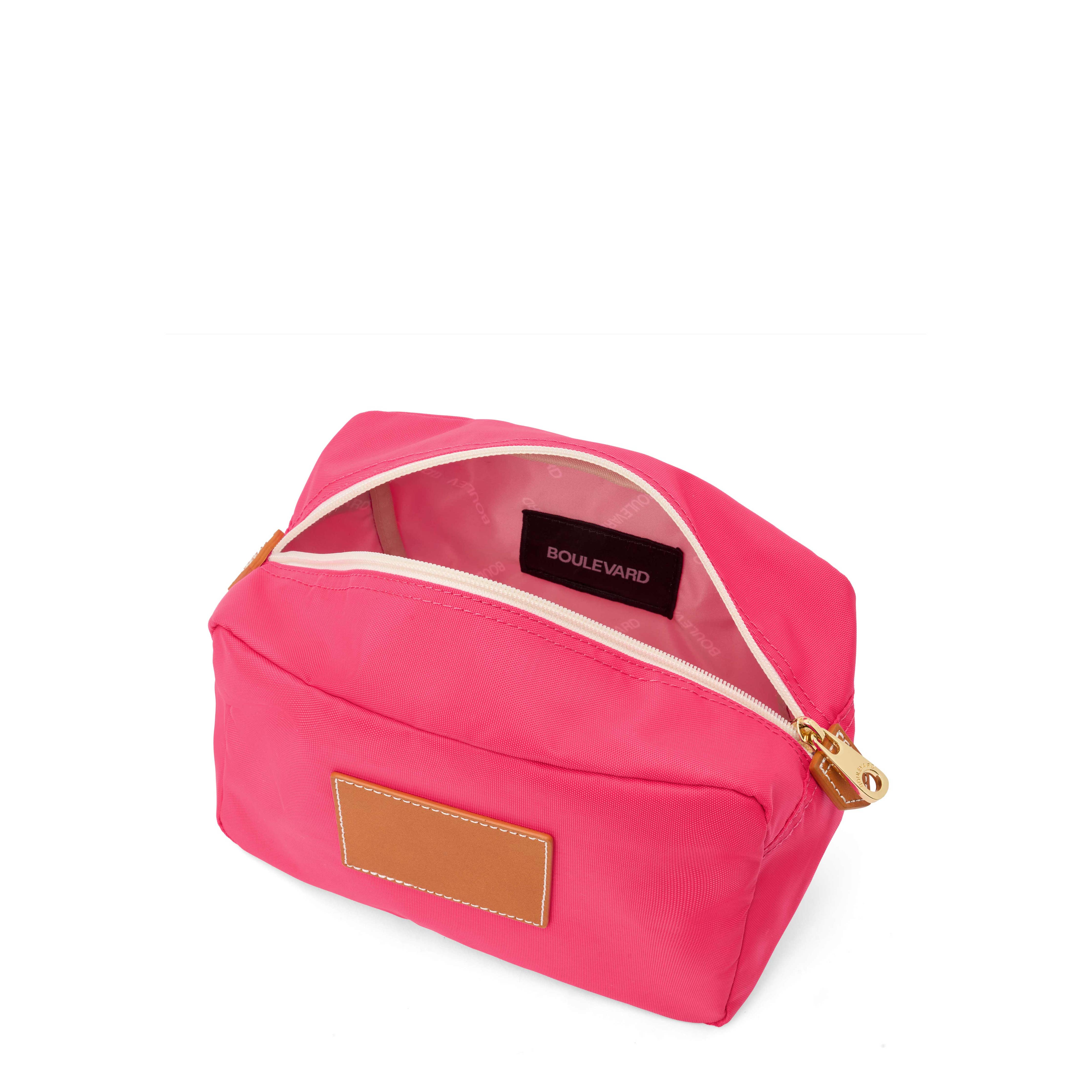 "Winnie" Large Utility Pouch (Personalizable): NAVY STRIPE