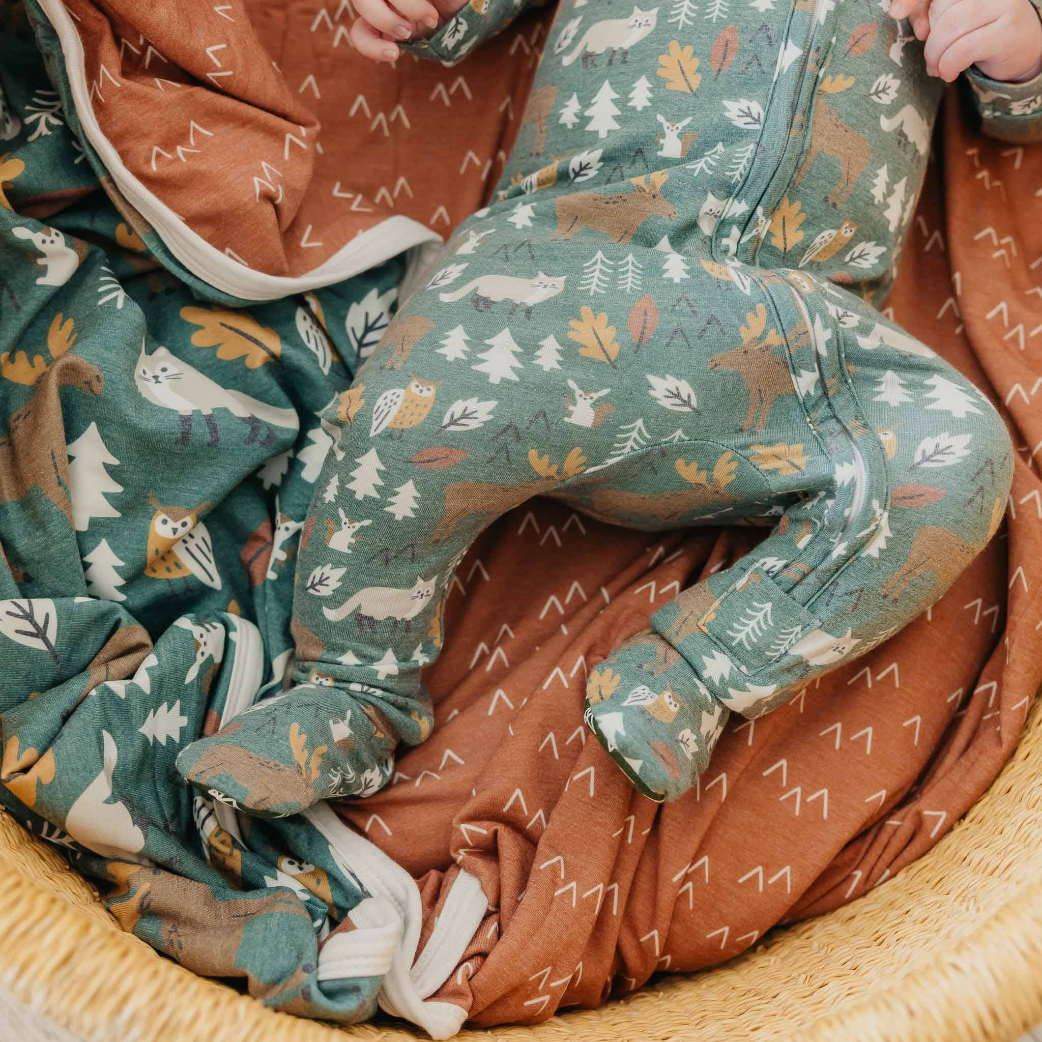 Zip-Up Footie Pajama - Atwood: 3-6 Months