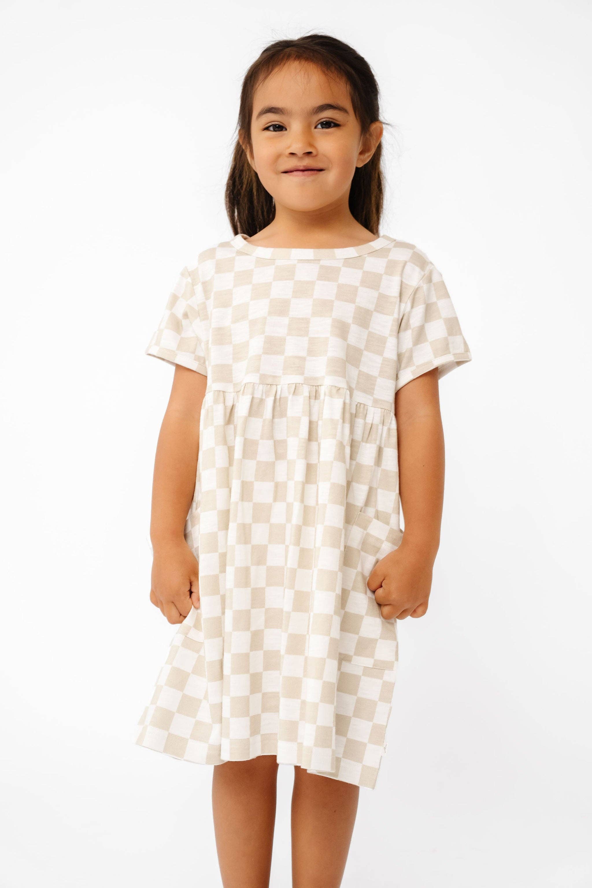 T-Shirt Dress - Brooks: 2T