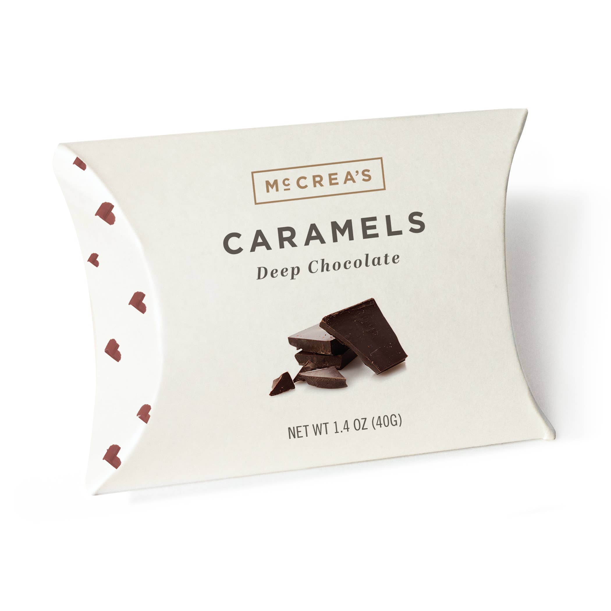 Caramels Pillow Box - Deep Chocolate, Case of 6
