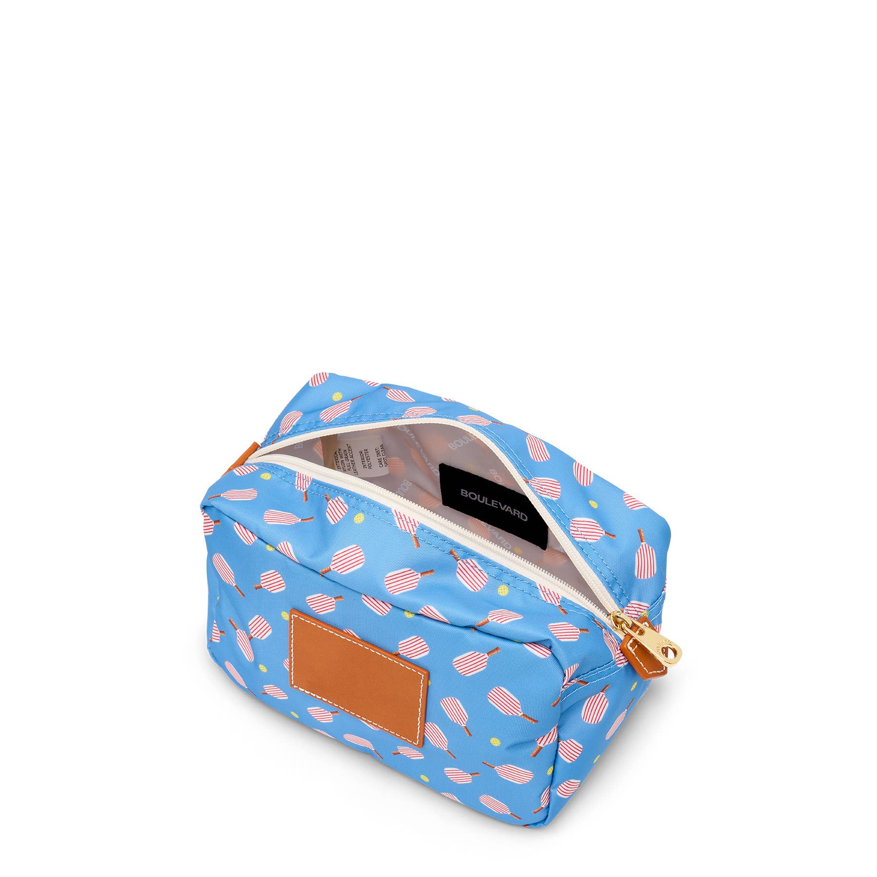 "Winnie" Large Utility Pouch (Personalizable): NAVY STRIPE