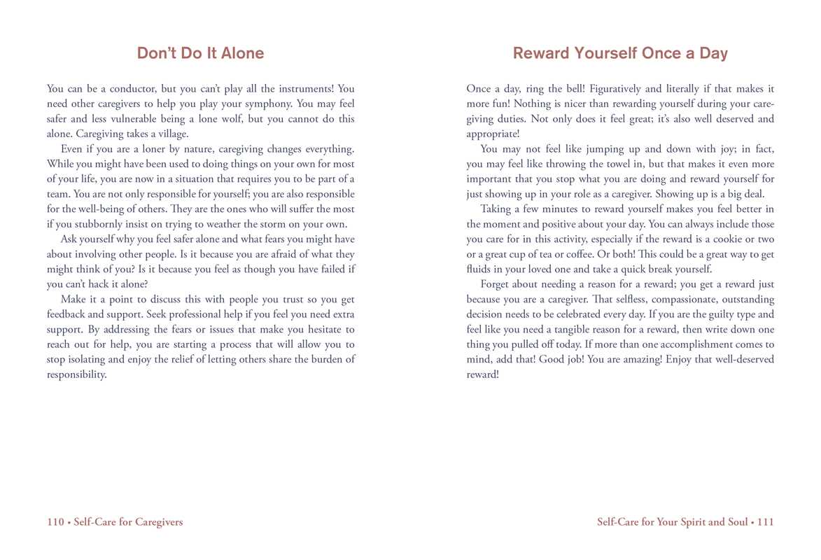 Self-Care for Caregivers by Susanne White: Hardcover; 208 pages / English