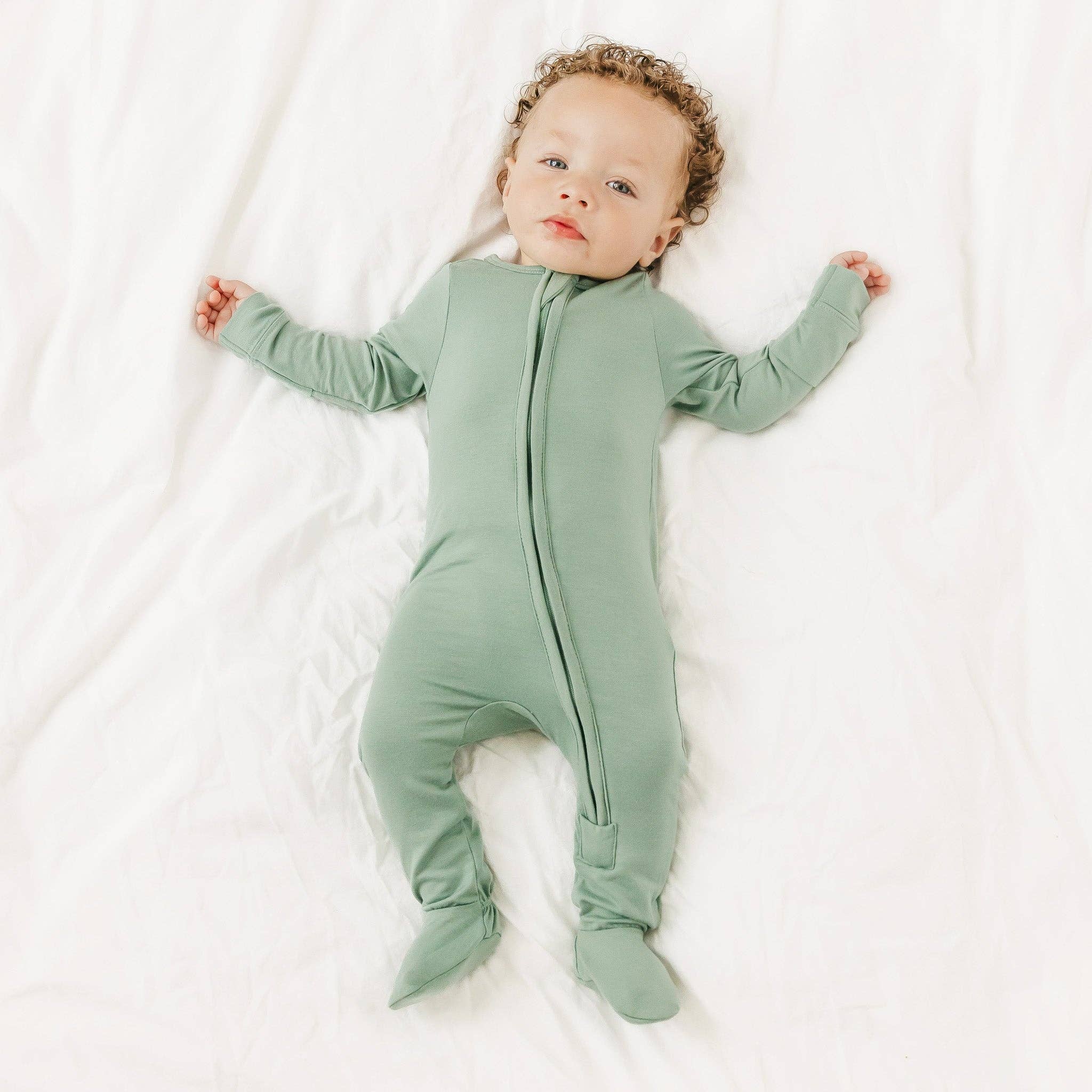 Zip-Up Footie Pajama - Briar: 6-12 Months