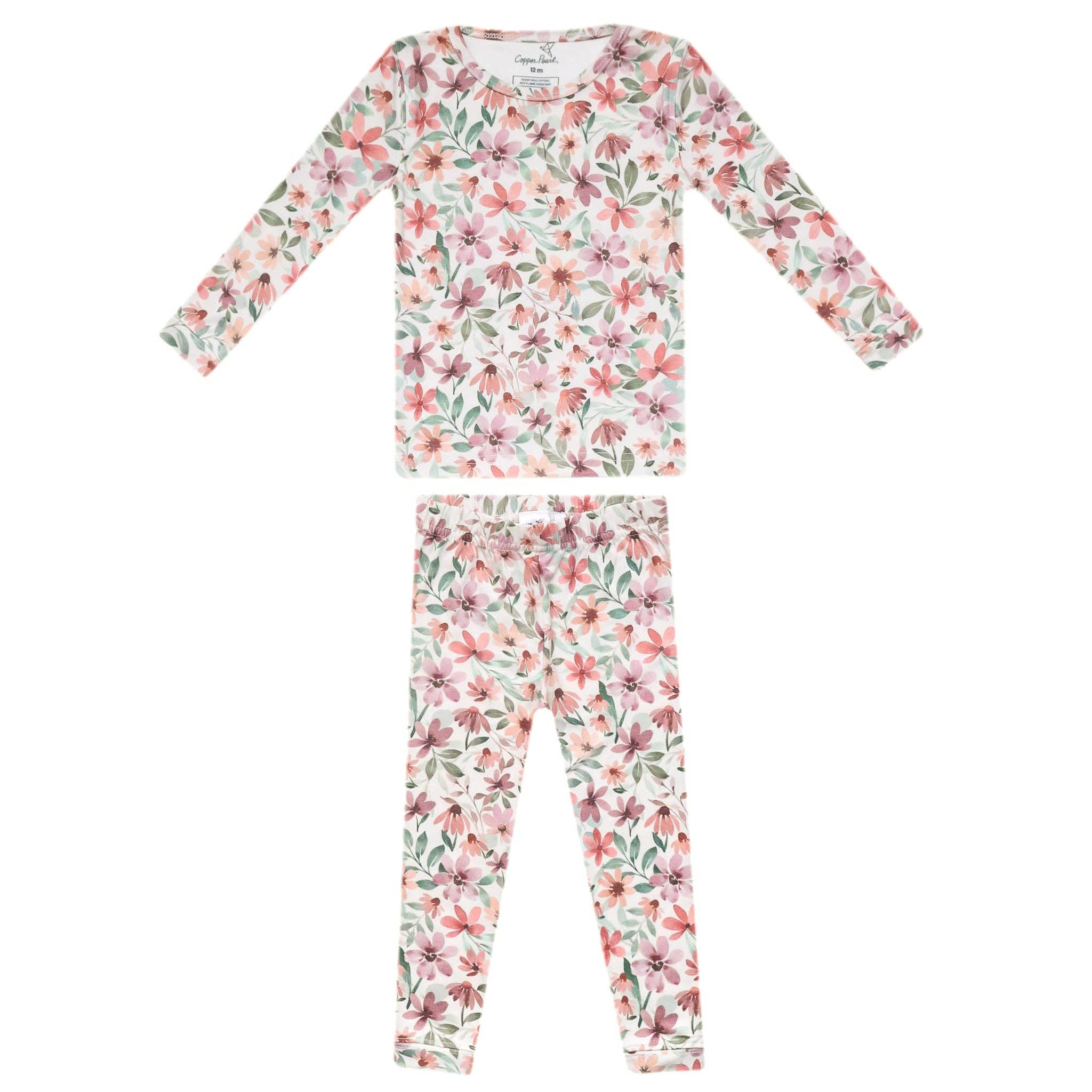 2pc Long Sleeve Pajama Set - Natalie: 2T