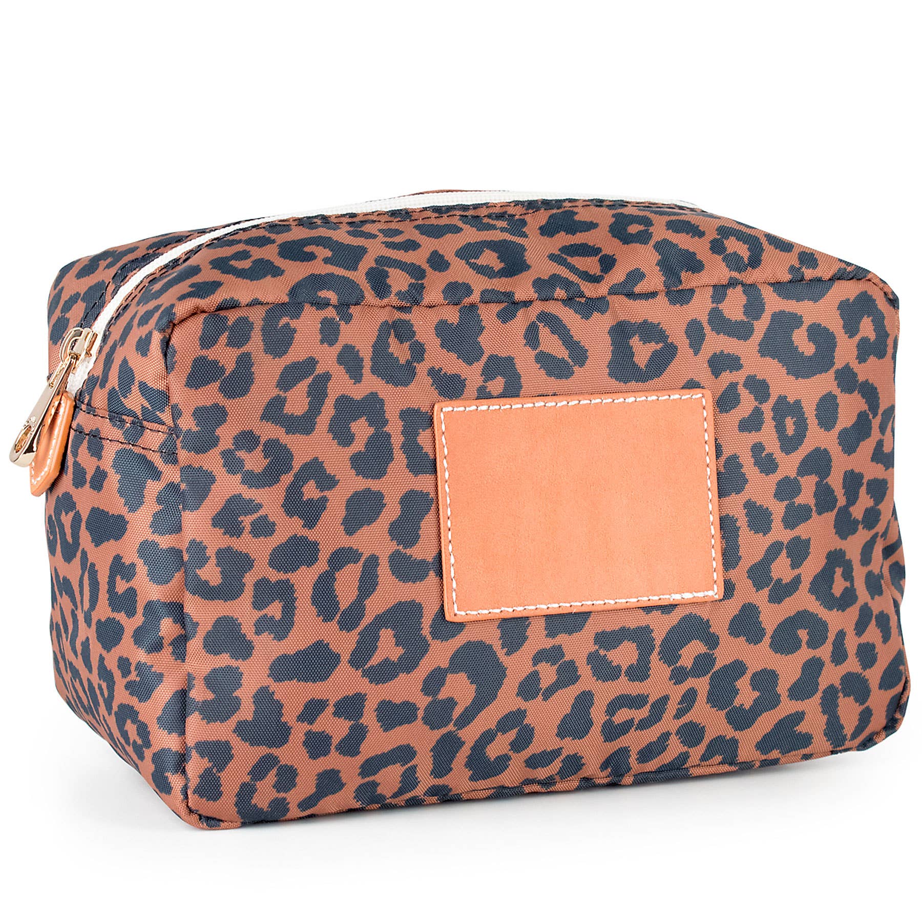 "Winnie" Large Utility Pouch (Personalizable): LEOPARD