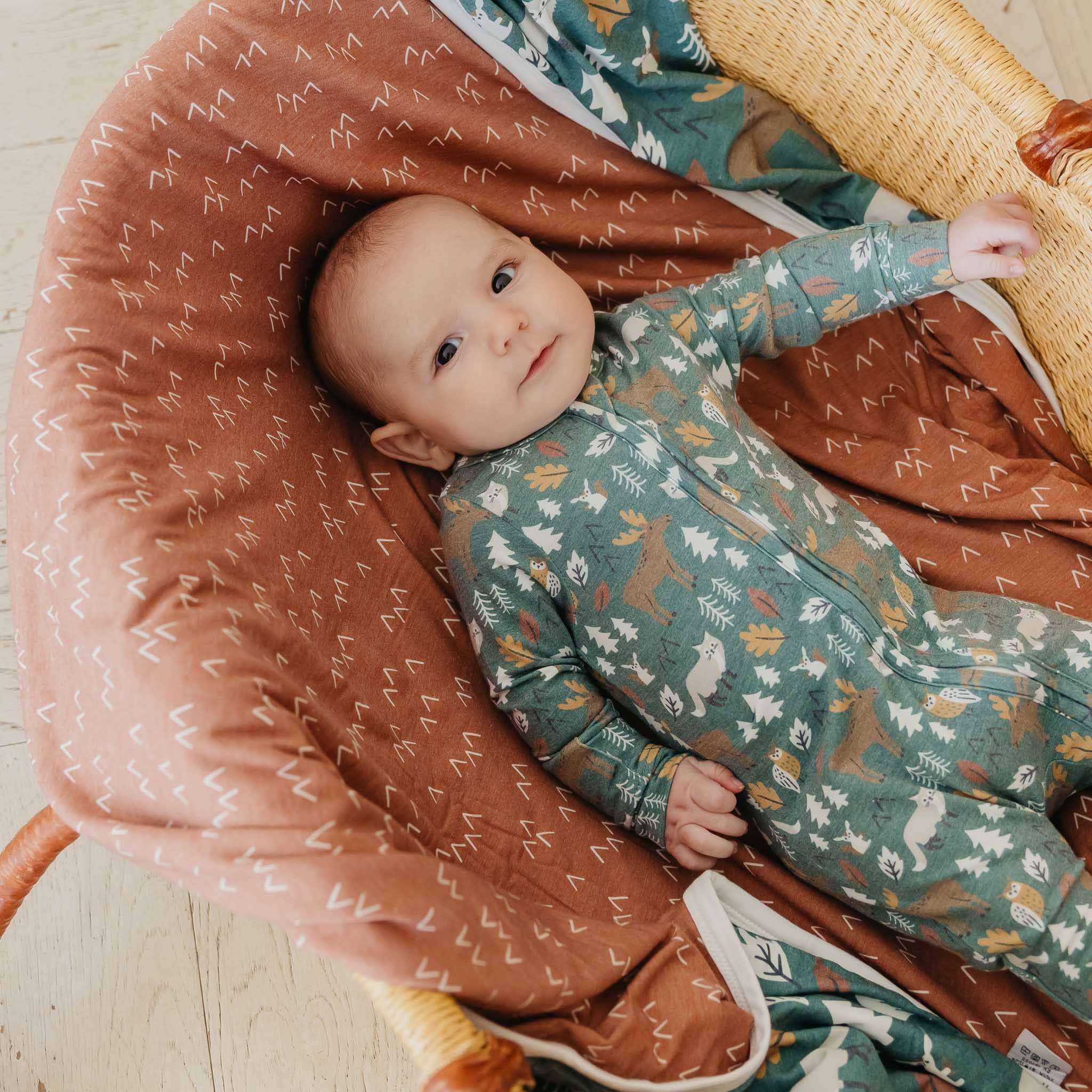 Zip-Up Footie Pajama - Atwood: 3-6 Months