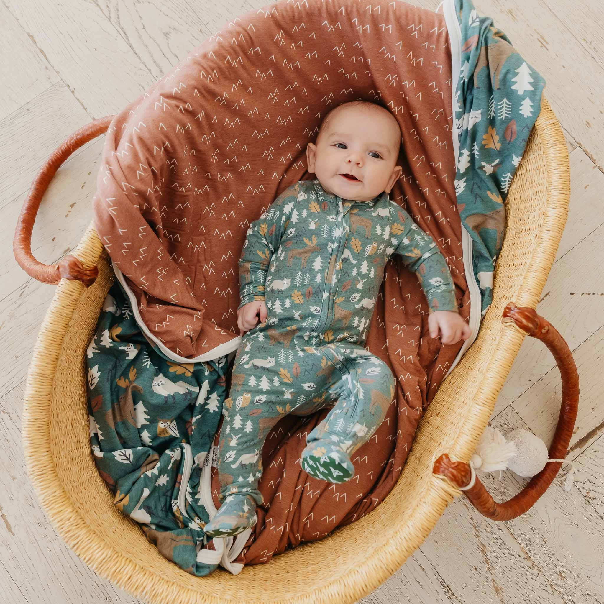 Zip-Up Footie Pajama - Atwood: 3-6 Months
