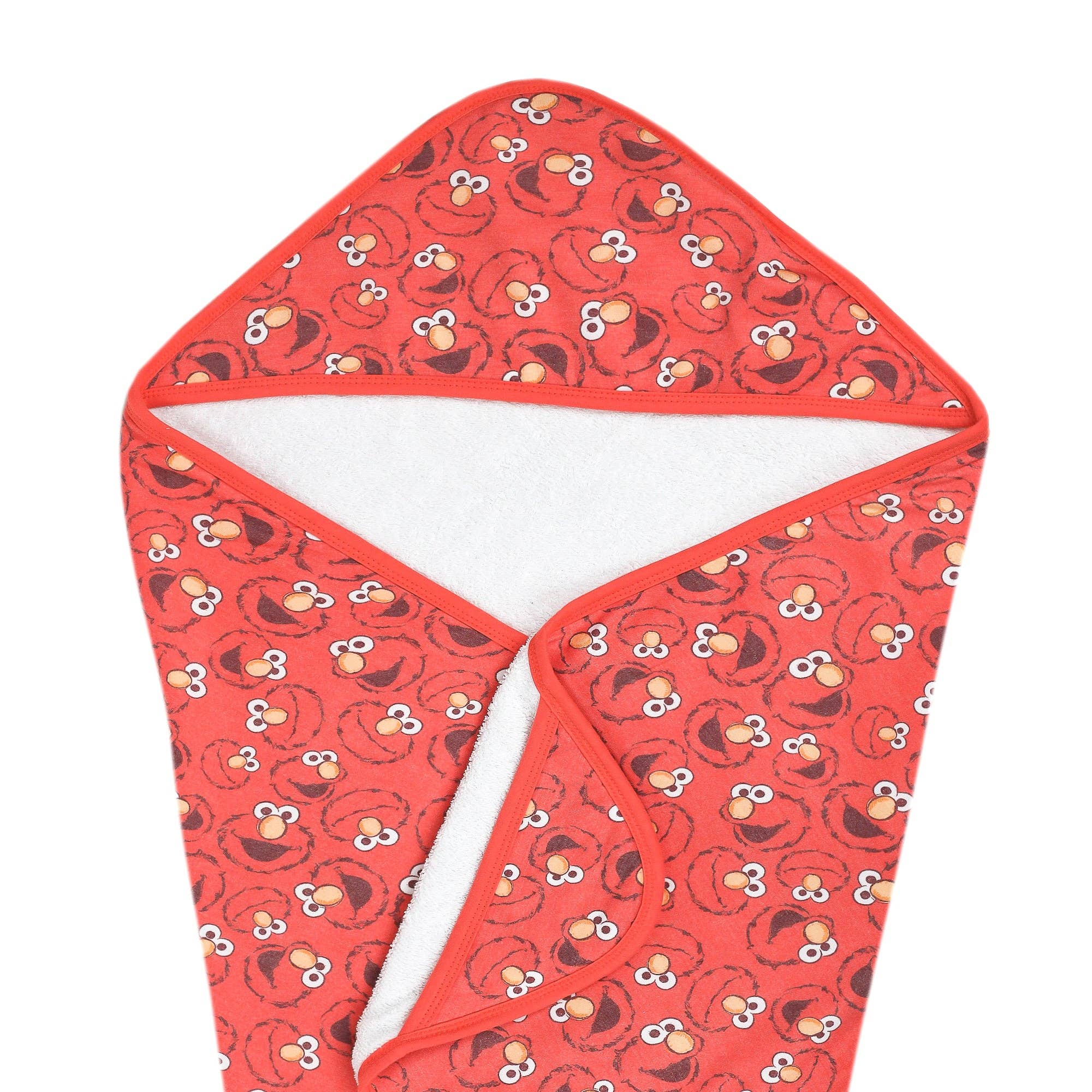 Premium Baby Knit Hooded Towel - Elmo