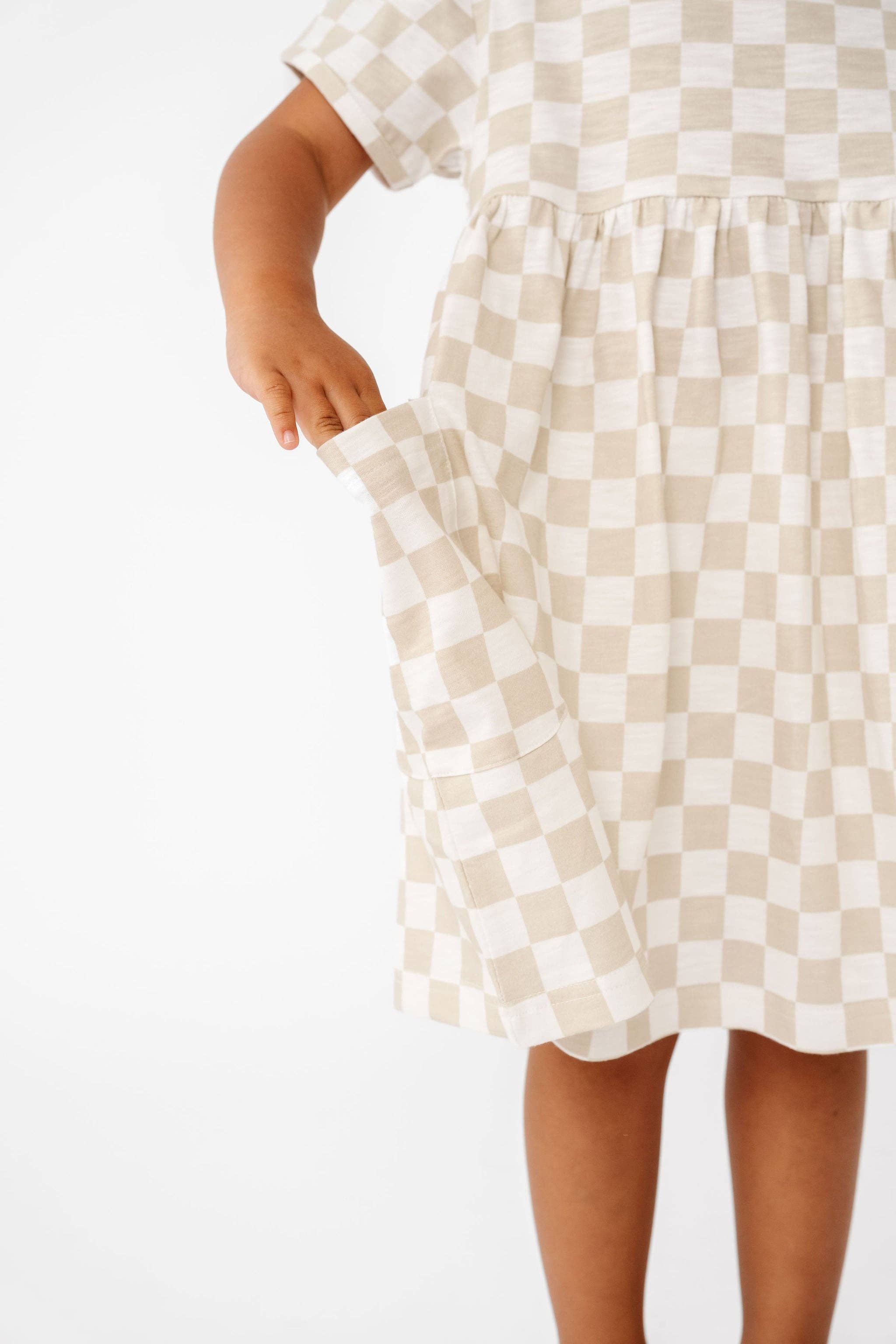 T-Shirt Dress - Brooks: 2T
