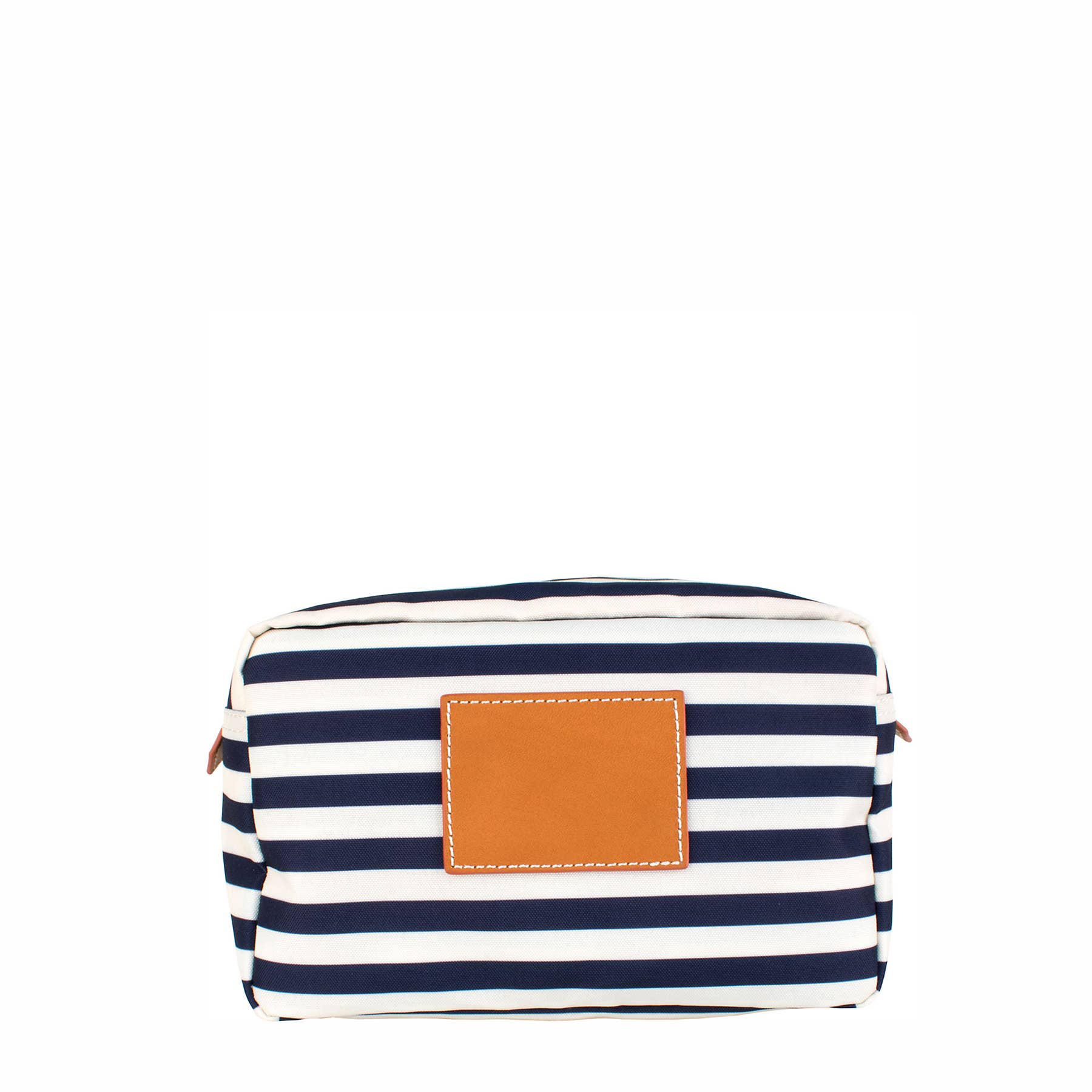 "Winnie" Large Utility Pouch (Personalizable): NAVY STRIPE