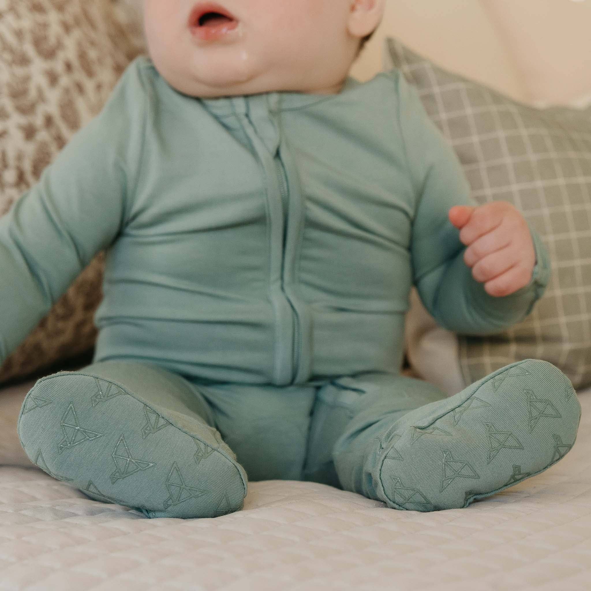 Zip-Up Footie Pajama - Briar: 6-12 Months