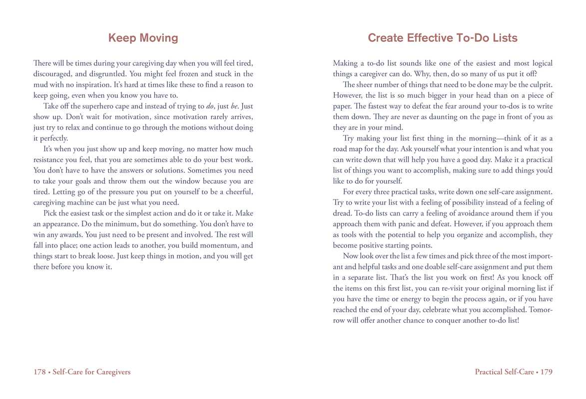 Self-Care for Caregivers by Susanne White: Hardcover; 208 pages / English