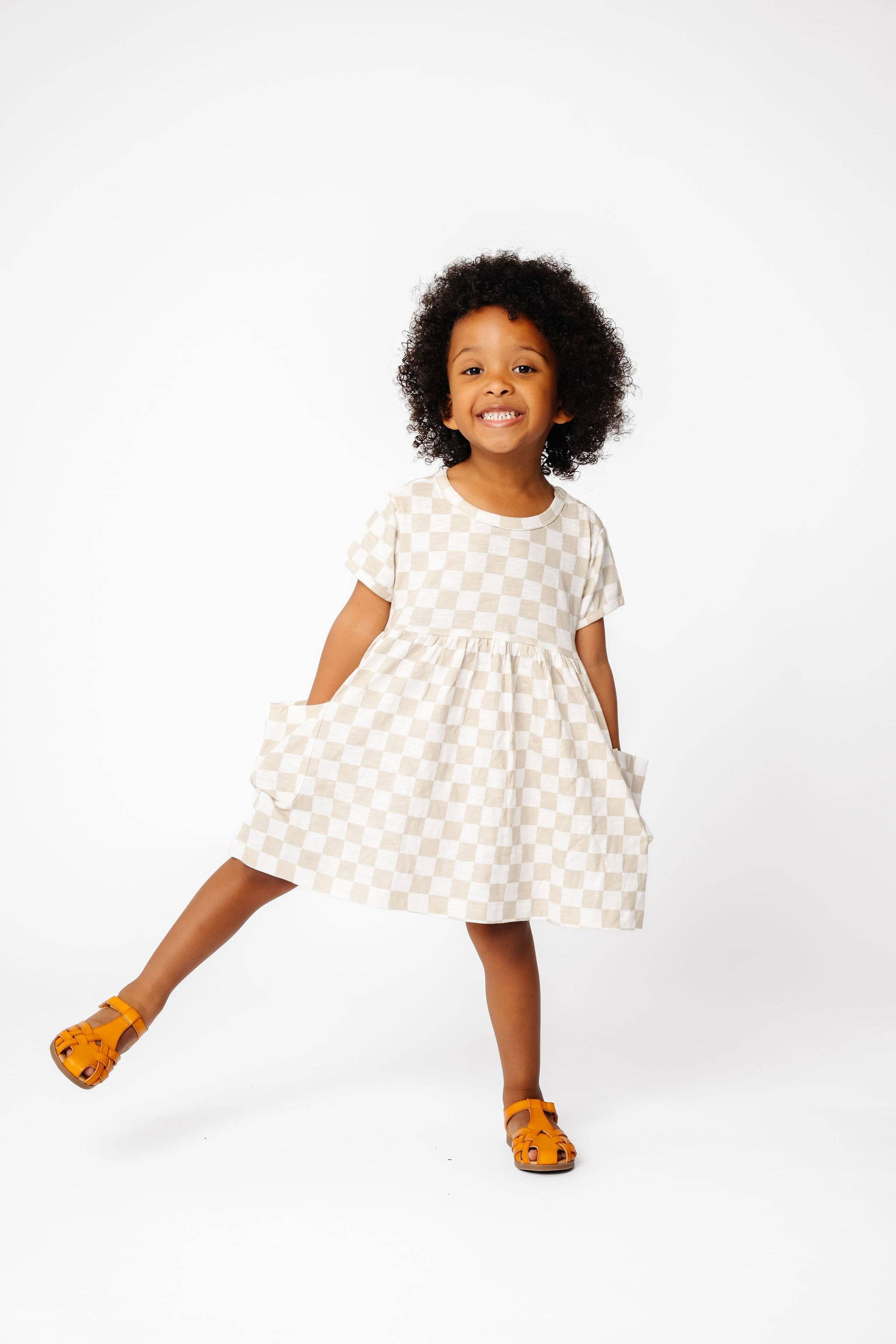 T-Shirt Dress - Brooks: 2T