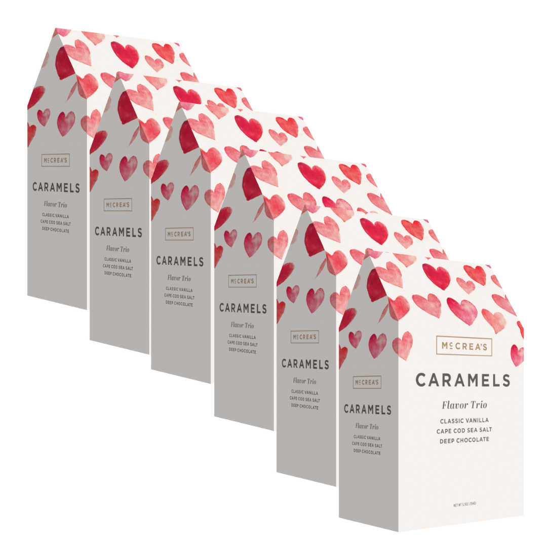 Hugs & Kisses Gable Box Flavor Trio, case 6
