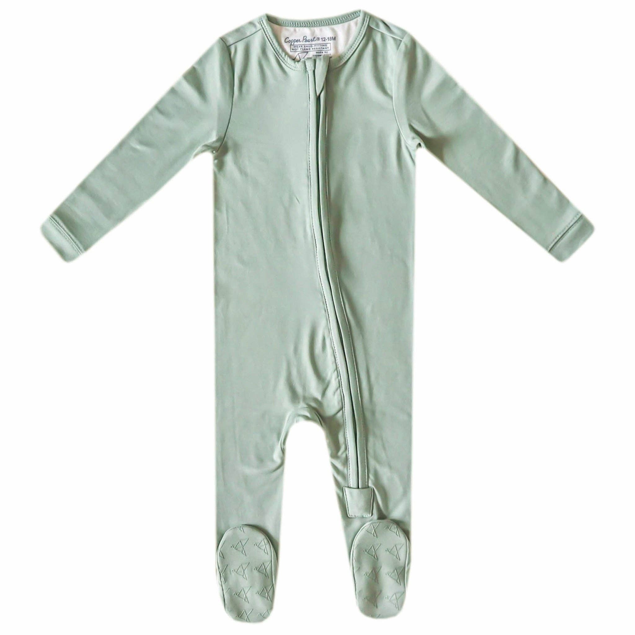 Zip-Up Footie Pajama - Briar: 6-12 Months