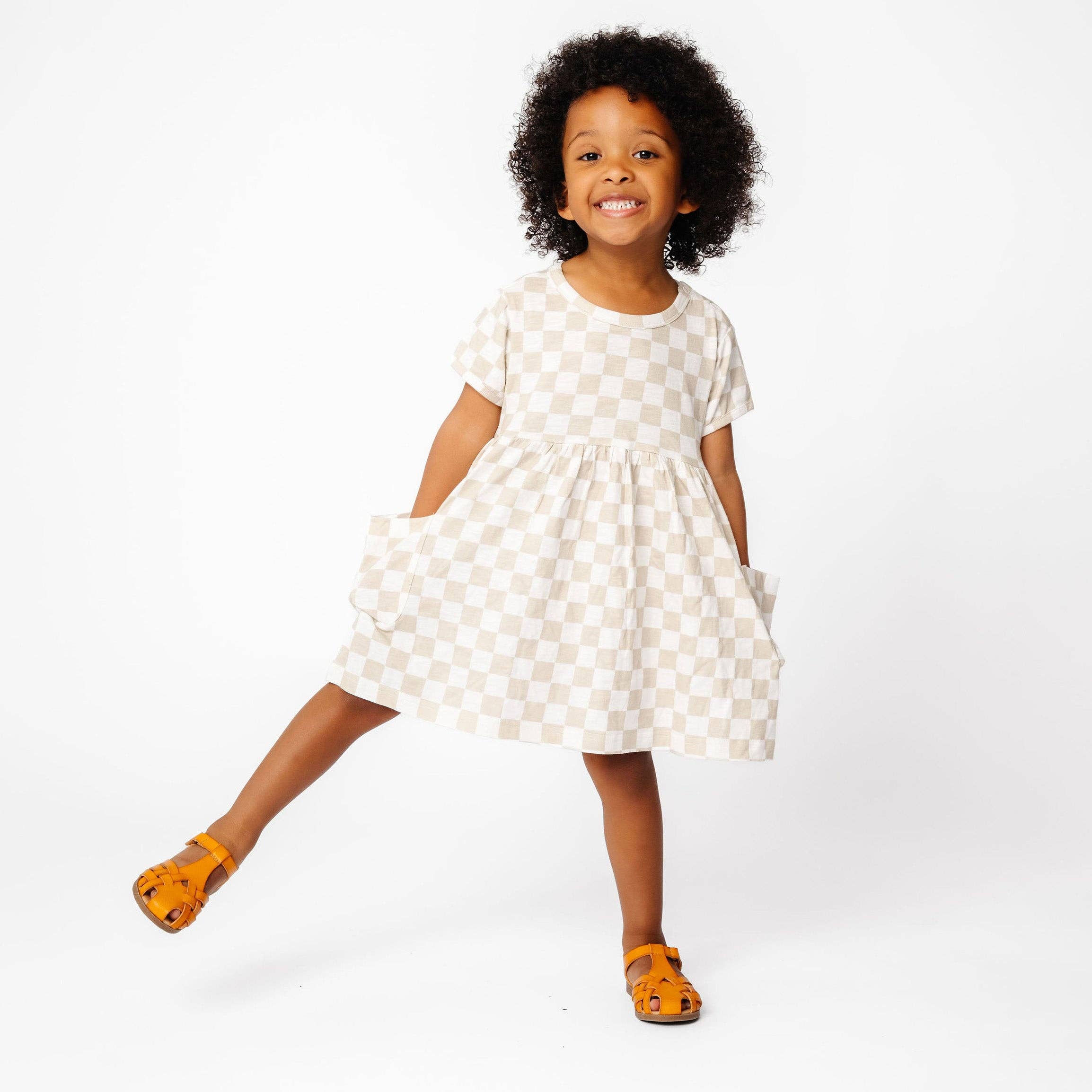 T-Shirt Dress - Brooks: 2T