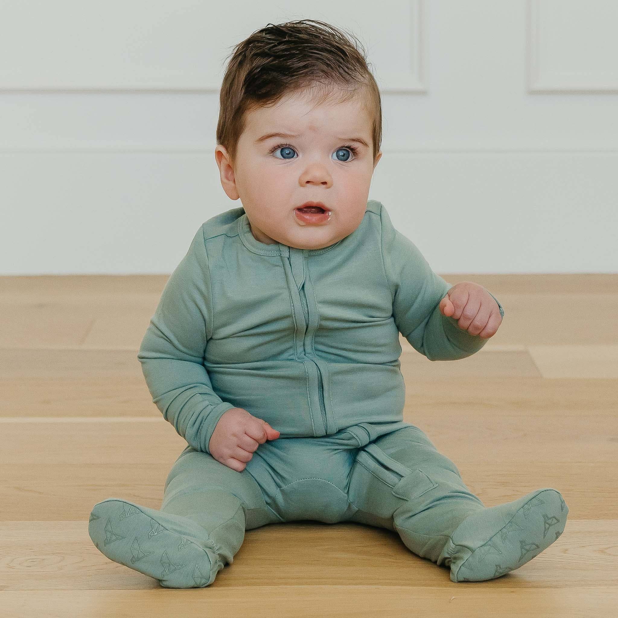 Zip-Up Footie Pajama - Briar: 6-12 Months