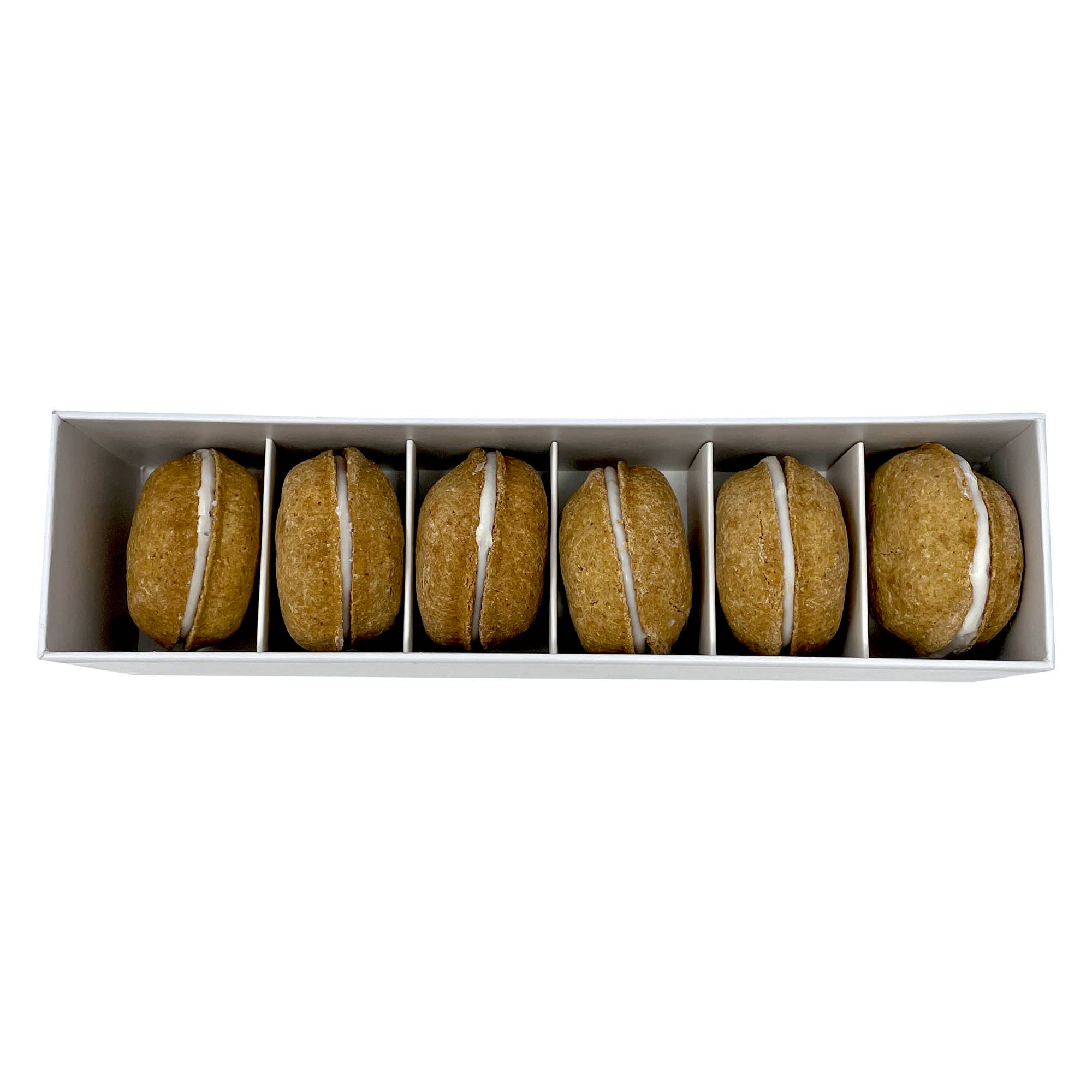 Dog Macarons | Treats | Gifts (6 count): Peanut Butter