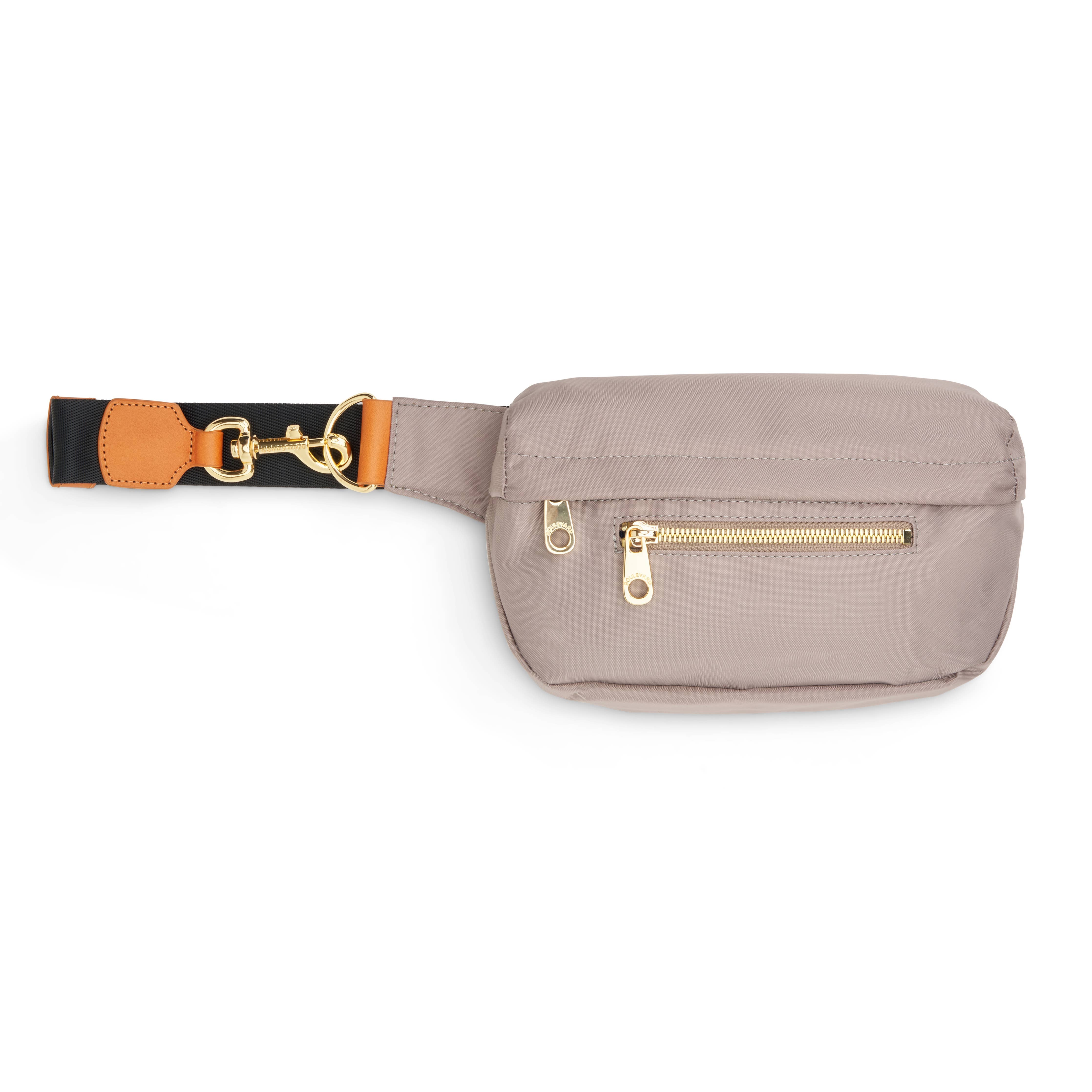 "Franny" Taupe Fanny Pack (Adjustable)