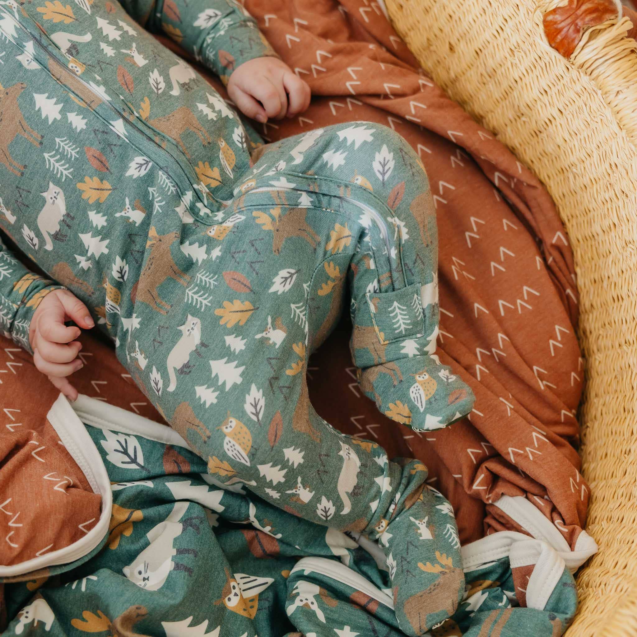Zip-Up Footie Pajama - Atwood: 3-6 Months