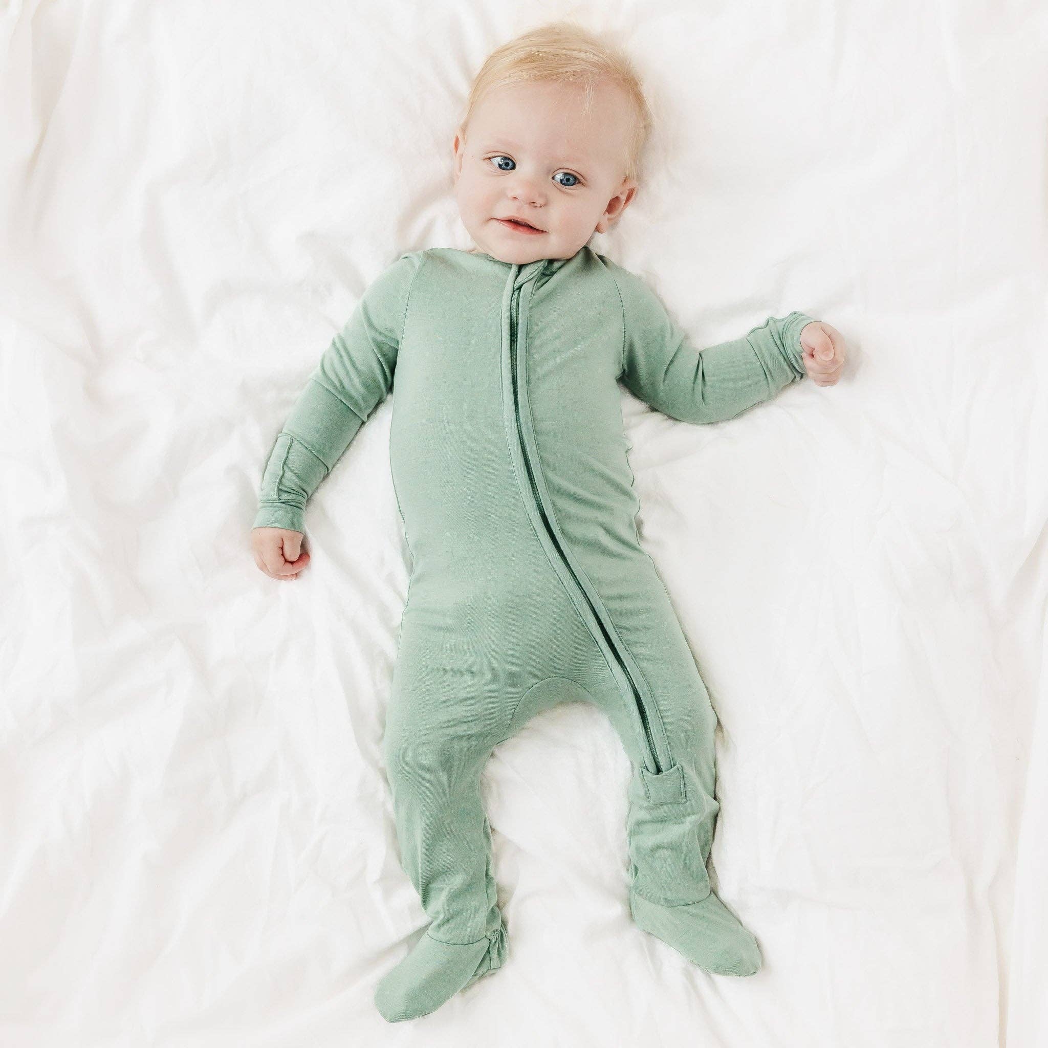 Zip-Up Footie Pajama - Briar: 6-12 Months