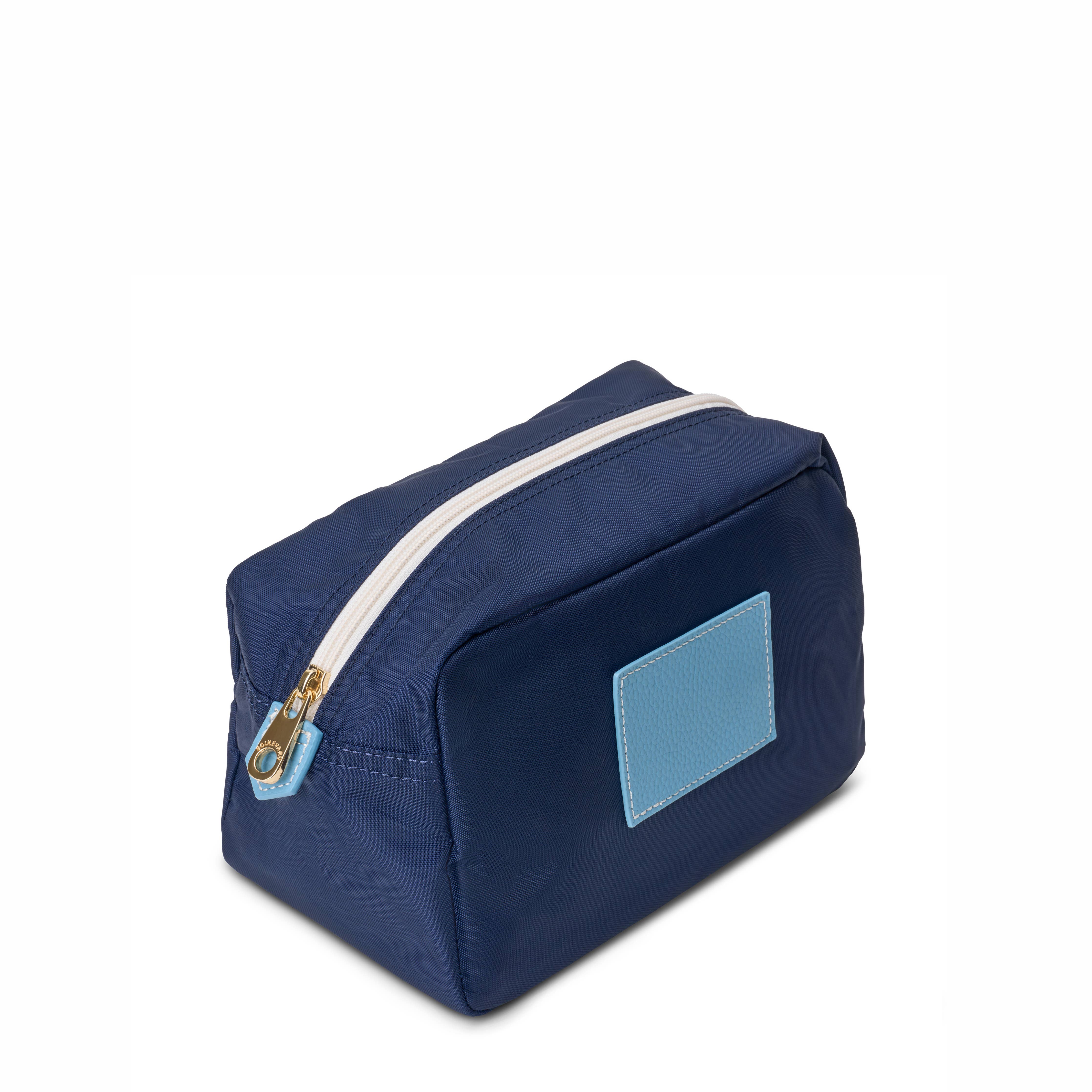"Winnie" Large Utility Pouch (Personalizable): NAVY STRIPE
