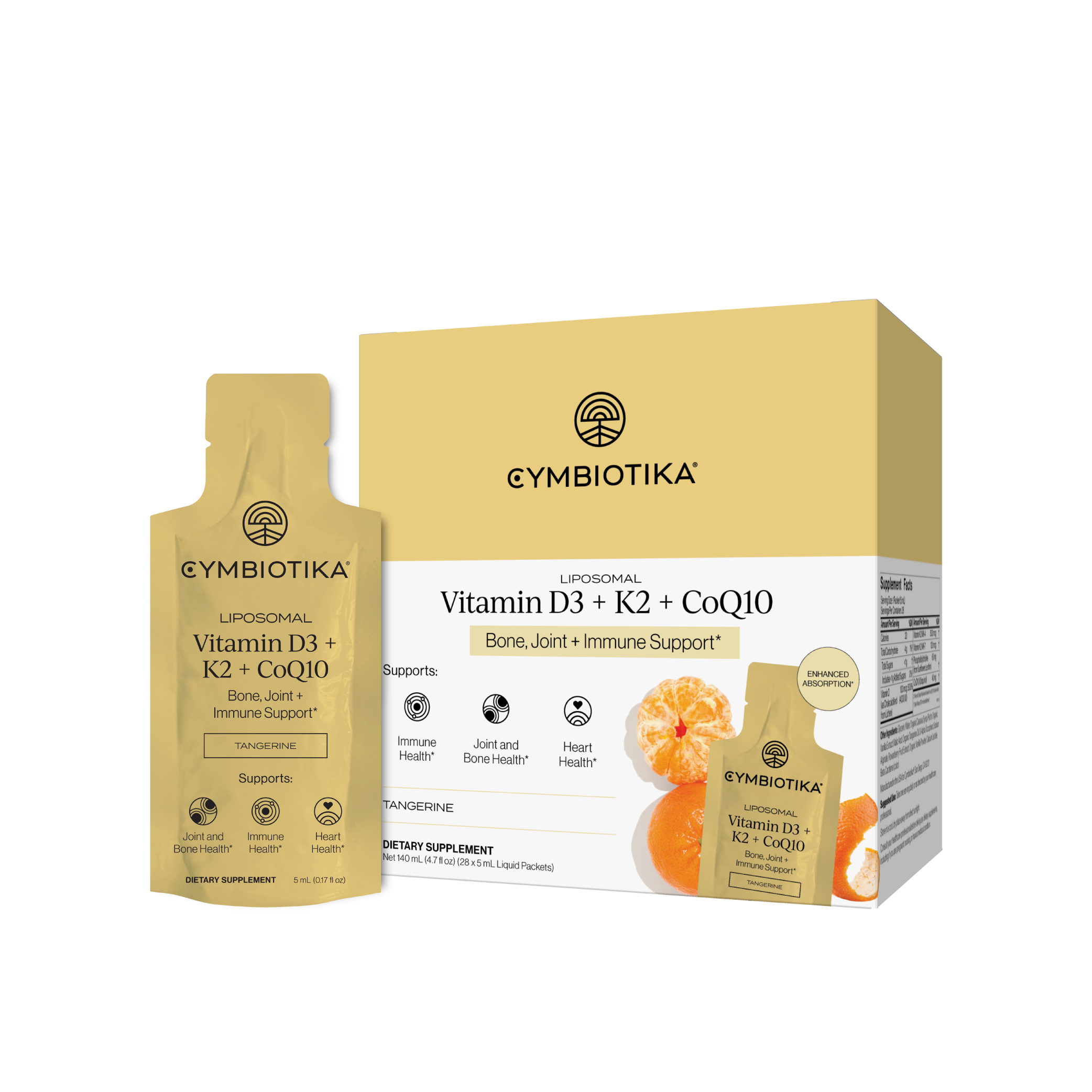 Liposomal Vitamin D3 + K2 + CoQ10 [new 2025]