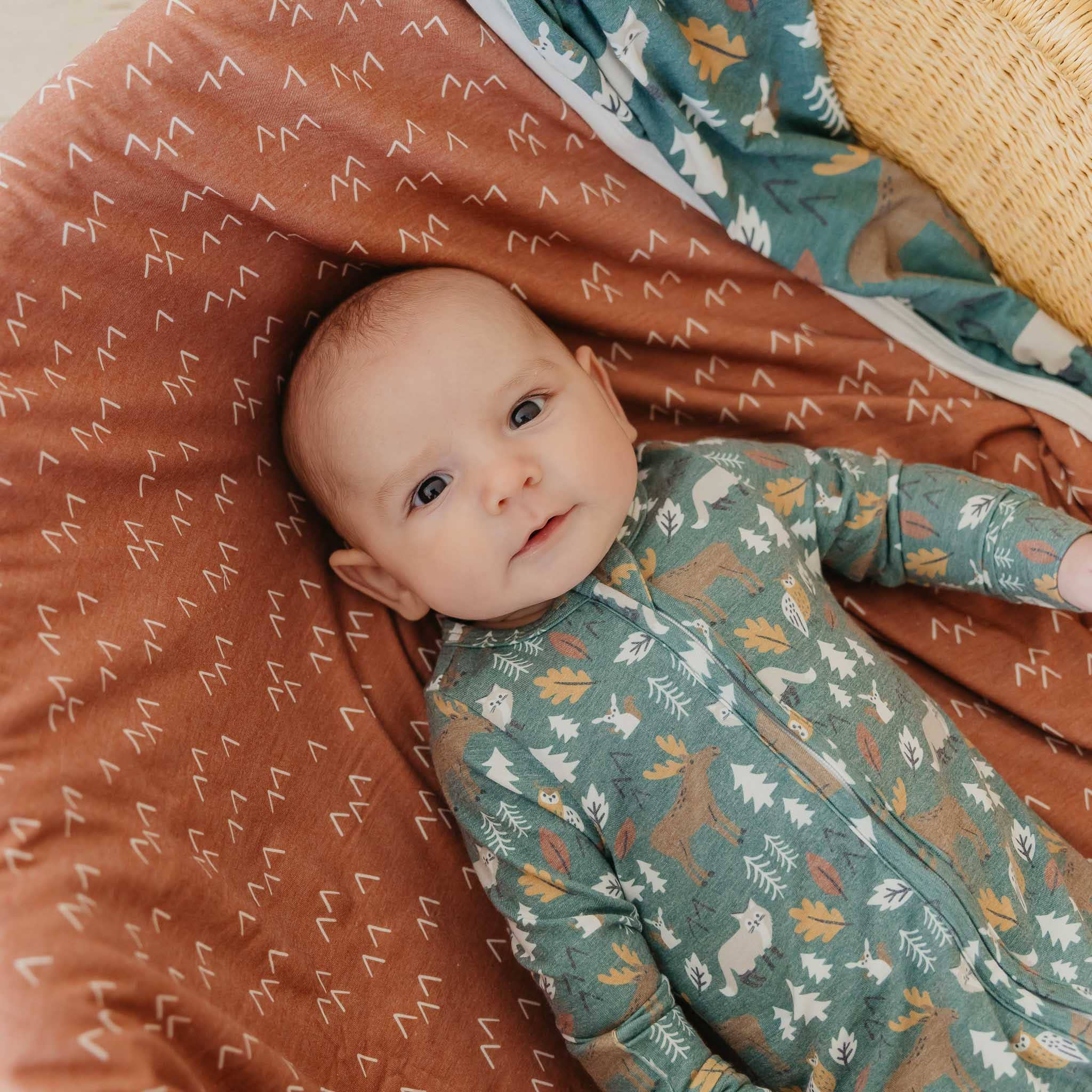 Zip-Up Footie Pajama - Atwood: 3-6 Months