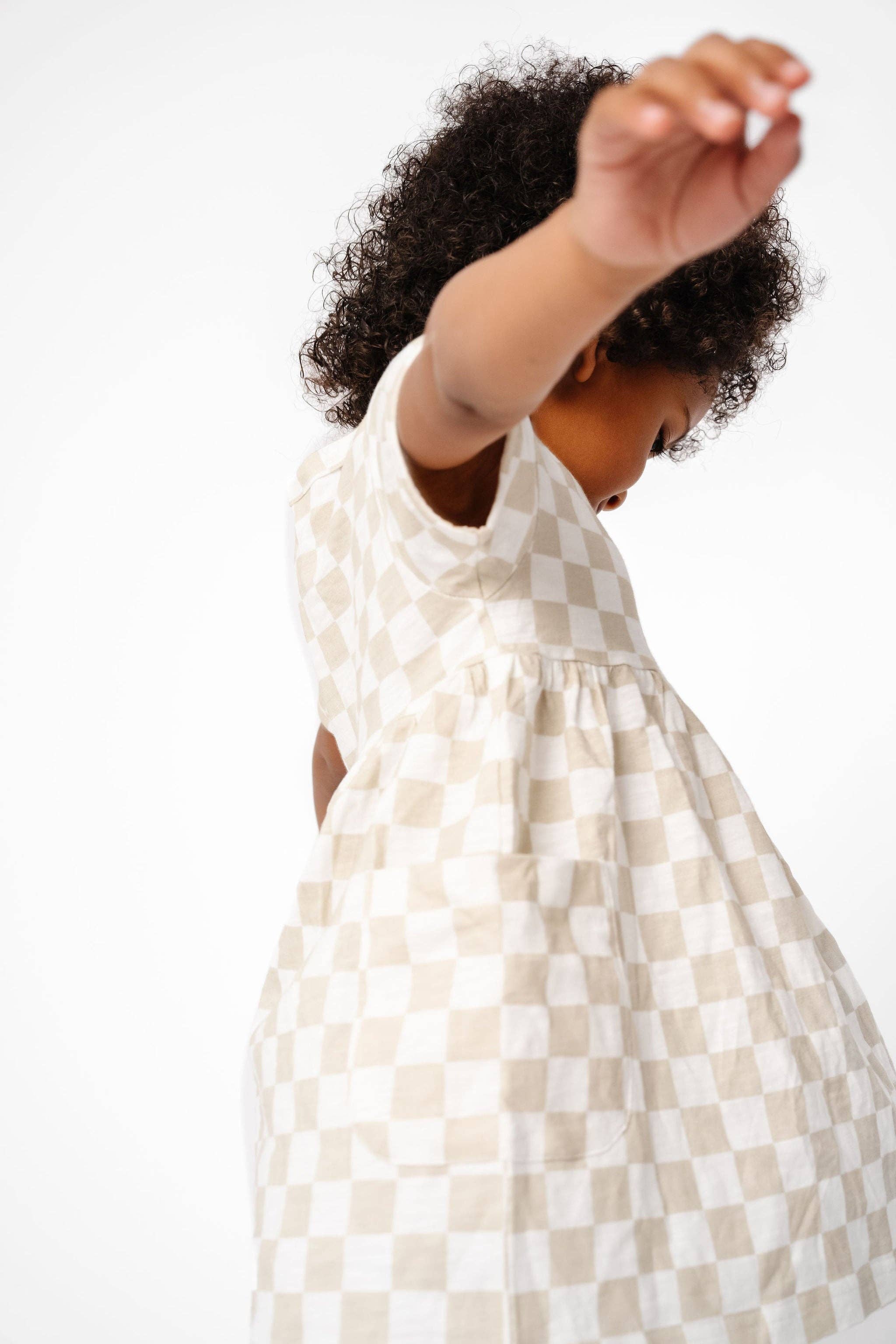 T-Shirt Dress - Brooks: 2T