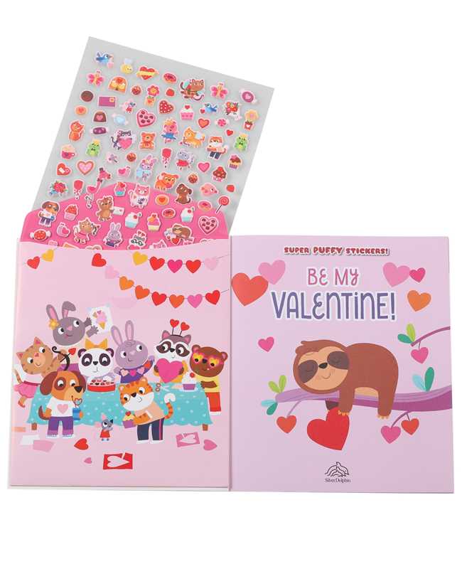Super Puffy Stickers! Be My Valentine! by: Paperback; 32 pages / English