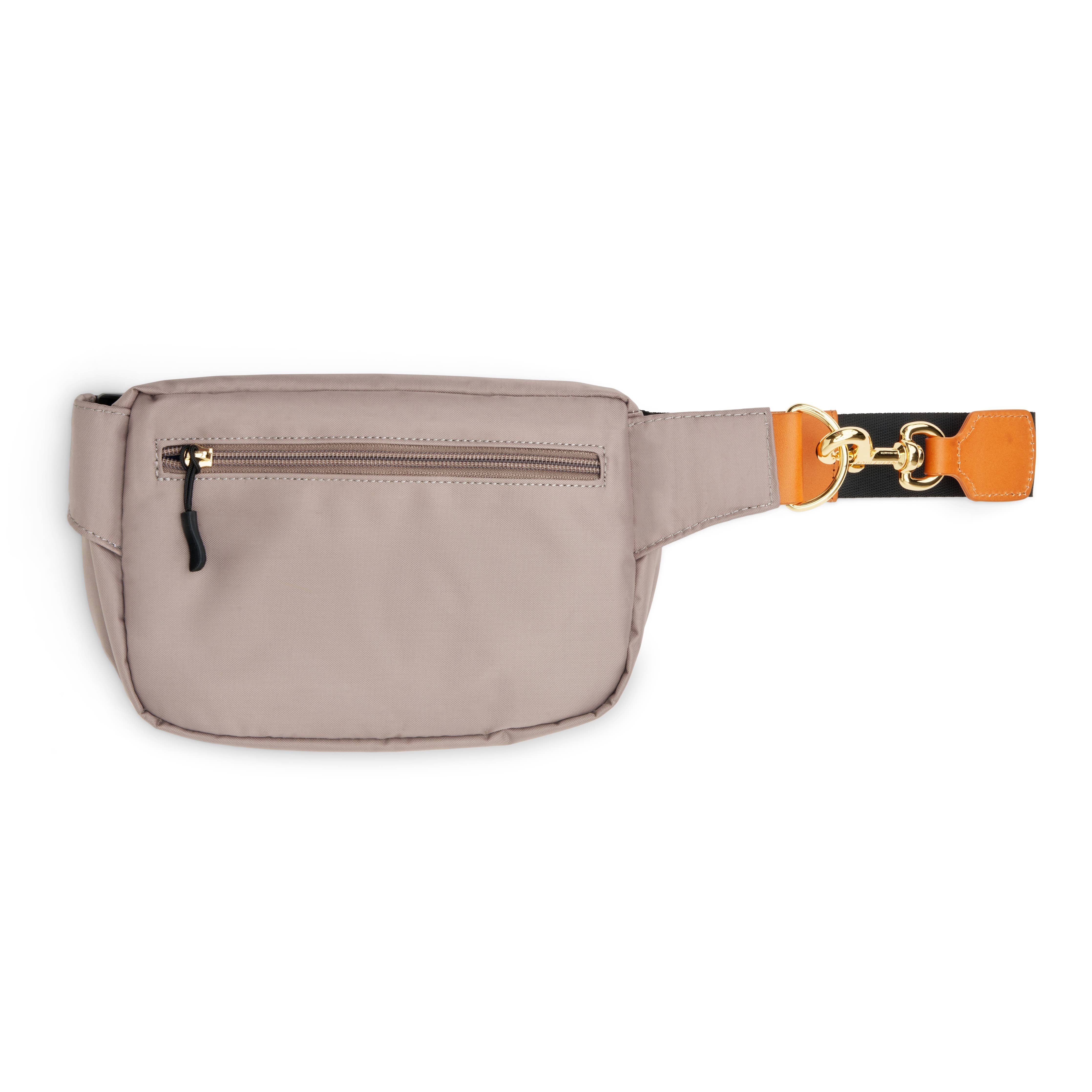 "Franny" Taupe Fanny Pack (Adjustable)