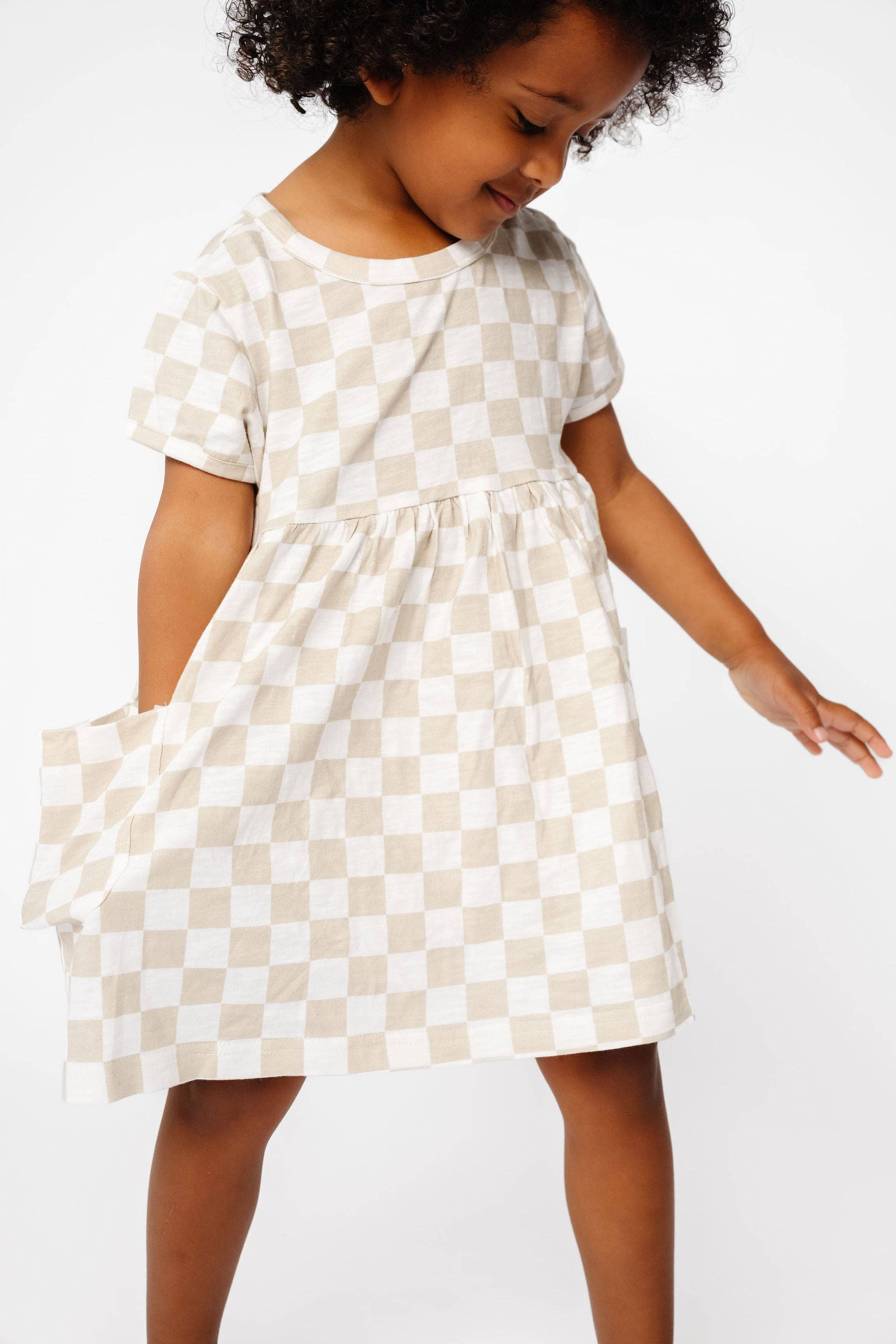 T-Shirt Dress - Brooks: 2T
