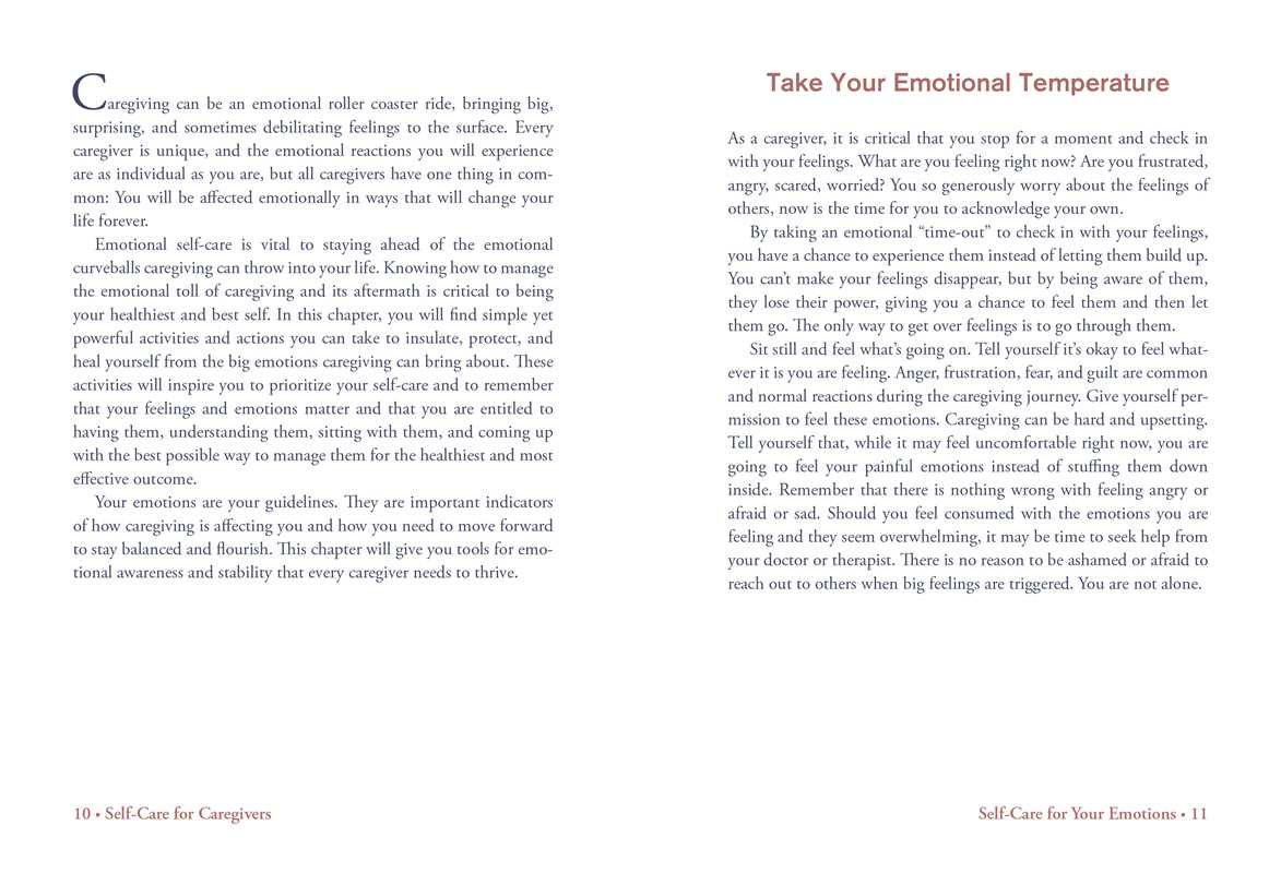 Self-Care for Caregivers by Susanne White: Hardcover; 208 pages / English