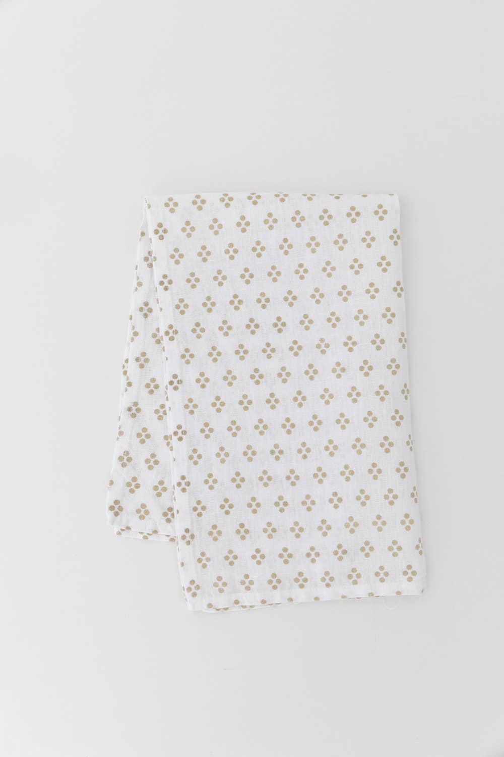 Signature Pattern Tea Towel Oatmeal Vintage Dot